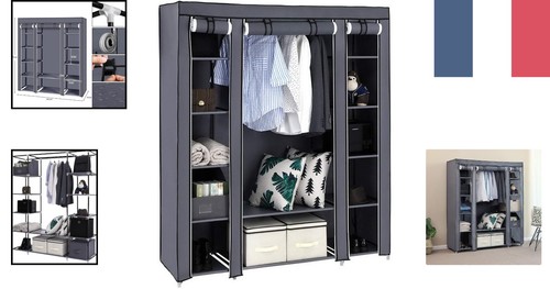 Penderie tissu avec - penderie,
