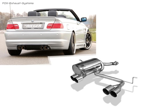 Silencieux sport bmw série - silencieux, 3