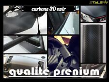 Film Vinyle covering CARBONE 3D noir 152 x 100 cm Thermoformable adhésif
