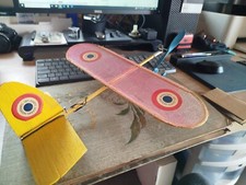 old toy airplane elastic motor modern air toys