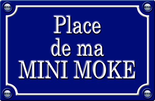 Place mini moke 29cm - ma,