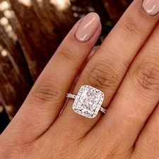 Bague diamant créateur 3,75