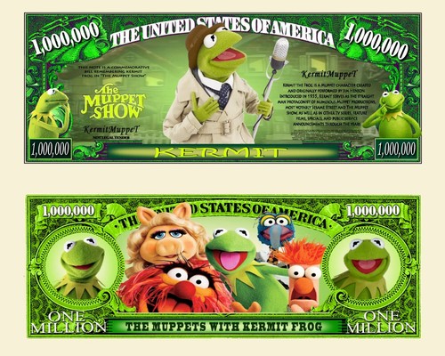 Kermit muppet show billet - /,