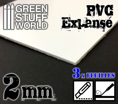 Pvc expansé 2mm - expansé,