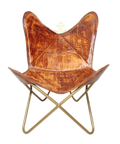 Chaise accent cuir - en,