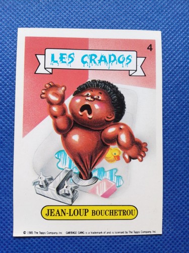 Les crados carte - crados, numéro