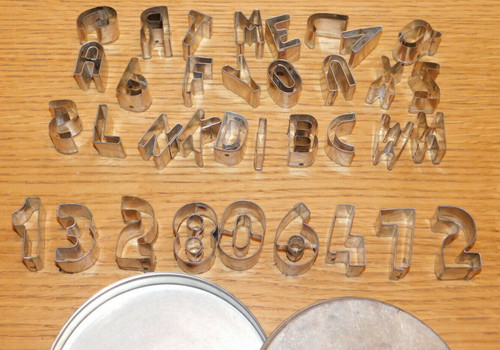 Vintage lot chiffre lettre - vintage,