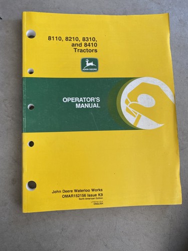 John deere operation - operation, manual