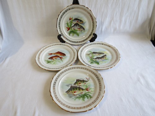 Assiettes poissons en - assiettes,