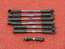 Associated RC10 B44 FT Blue Titanium Turnbuckle W/ Servo Horn Arm Set Of 7. 1028