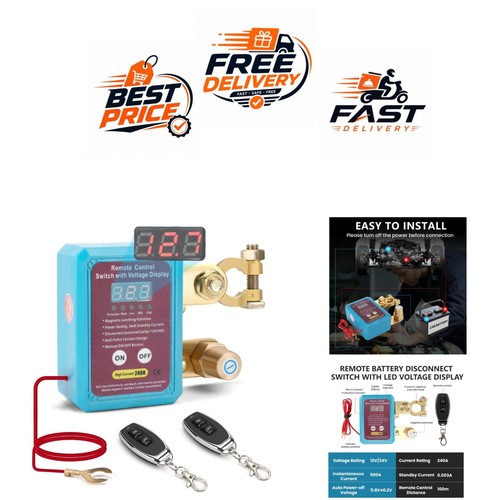 Coupe circuit batterie - coupe-circuit, 12v