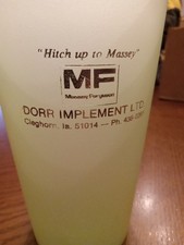 Massey Ferguson Dorr Implement  Ciegjorn Ia Advertising Glass