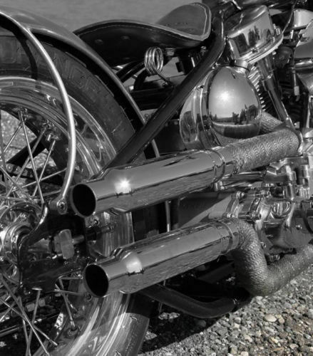 échappement tuyau chrome - d'Échappement,