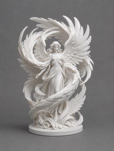 Sculpture décorative ange