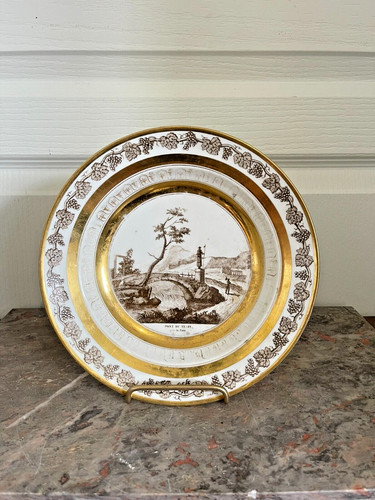 Assiette porcelaine paris - assiette,