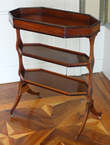 Table desserte acajou - table,
