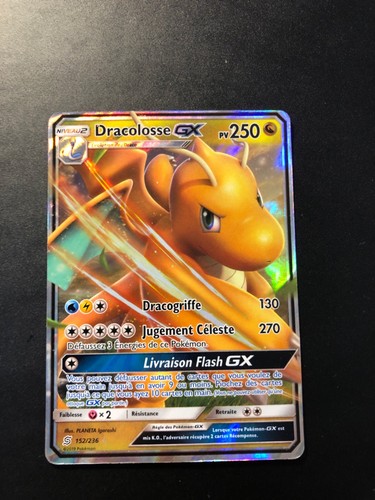Carte pokemon dracolosse - dracolosse, gx