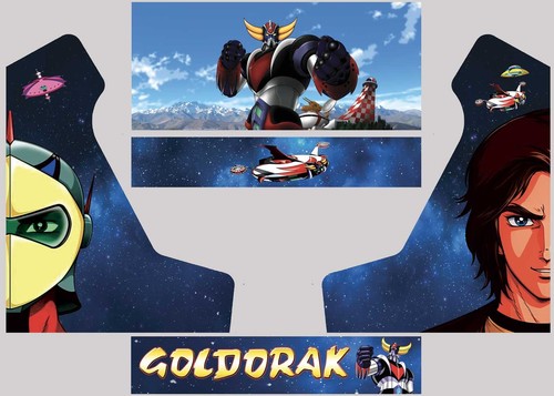 Stickers bartop goldorak - stickers,