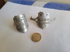 Lot 2 anciennes plaques de