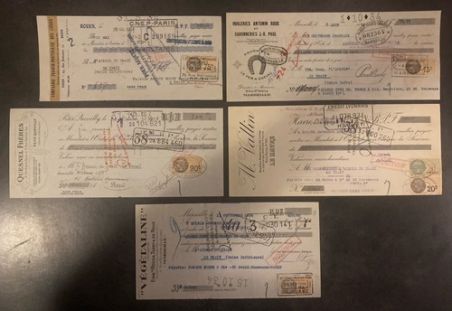 Lot timbres fiscaux - 5,