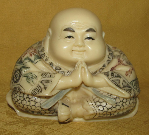 Bouddha statuette netsuke - netsuke, en