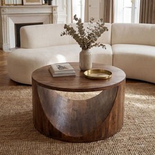 Table basse ronde 60cm en bois