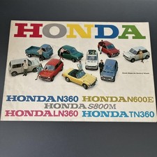 Honda N360 N600 S800 Light Vehicle Catalog Used, Japanese Model