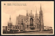 CPA Ostende, L´Eglise S. S