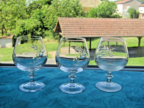 Verres cognac en - 3,