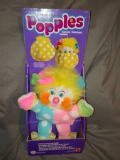 Peluche Popples Clown Neuve/ Série Costume/ Mattel/ Vintage.