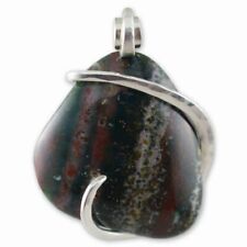 Bloodstone Pendant Necklace by