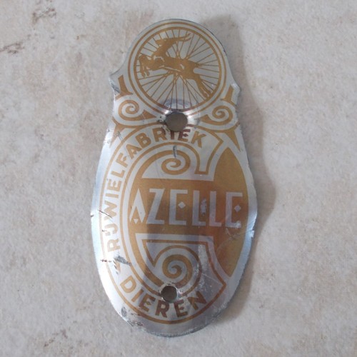 Ancienne plaque vélo gazelle - vélo,
