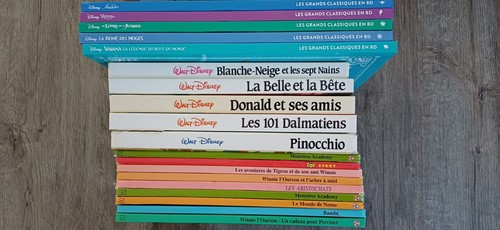 Lot livres walt disney - lot,