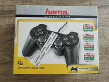 ps2 Playstation 2 Controller Hama Dual Vibration Analog Black