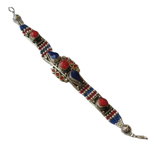 Bracelet bule lapis ethnique - bule,