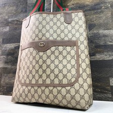 Sac à main GUCCI PVC cuir