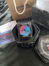 G-Shock Classic Style GA-210045,4mm, Cadran Multicolore, Bracelet Noir...