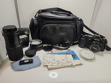 Vintage Konica Tokina FS-1 Film Camera 80-200 With Accessories 40mm