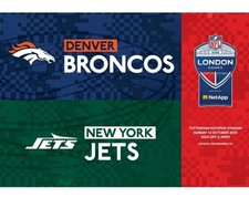 DENVER BRONCOS v NEW YORK JETS NFL LONDON GAMES 2025 PROGRAMME 12th OCTOBER 2025