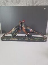 Grande sculpture faisans