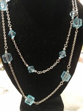 Blue Cube necklace