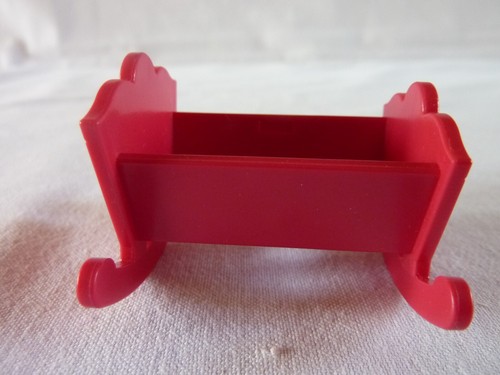 Playmobil berceau rouge lit - berceau,