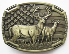 BOUCLE DE CEINTURE CERF