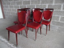 SIX CHAISES ART DECO