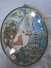 CADRE OVAL VERRE BOMBÉ