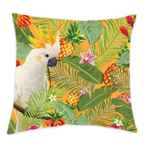 Housse coussin cacatoès - coussin,