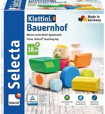 KLETTINI BAUERNHOF Ferme SELECTA Jouet en Bois Empilable  18M+
