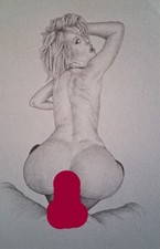 Dessin graphite Sexy ORIGINAL
