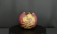 Vase boule Art Nouveau en