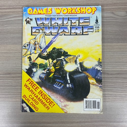 White dwarf issue 155 magazine - white,